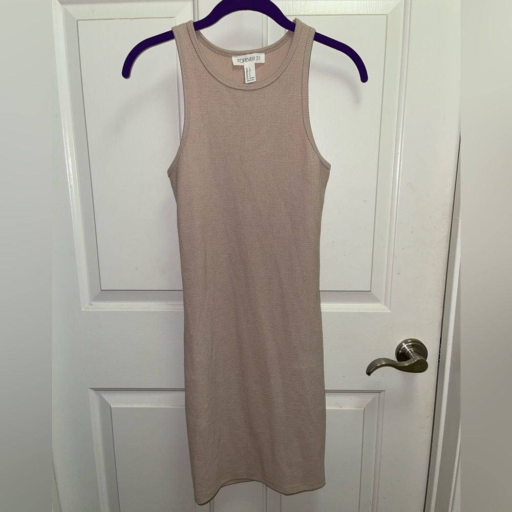 Forever 21 tan mini dress